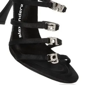 サンダル・ミュール Nala 105 Logo Sandals - Alexander Wang - Black - Satin 3049S0000M001K.jpg?sw=1024
